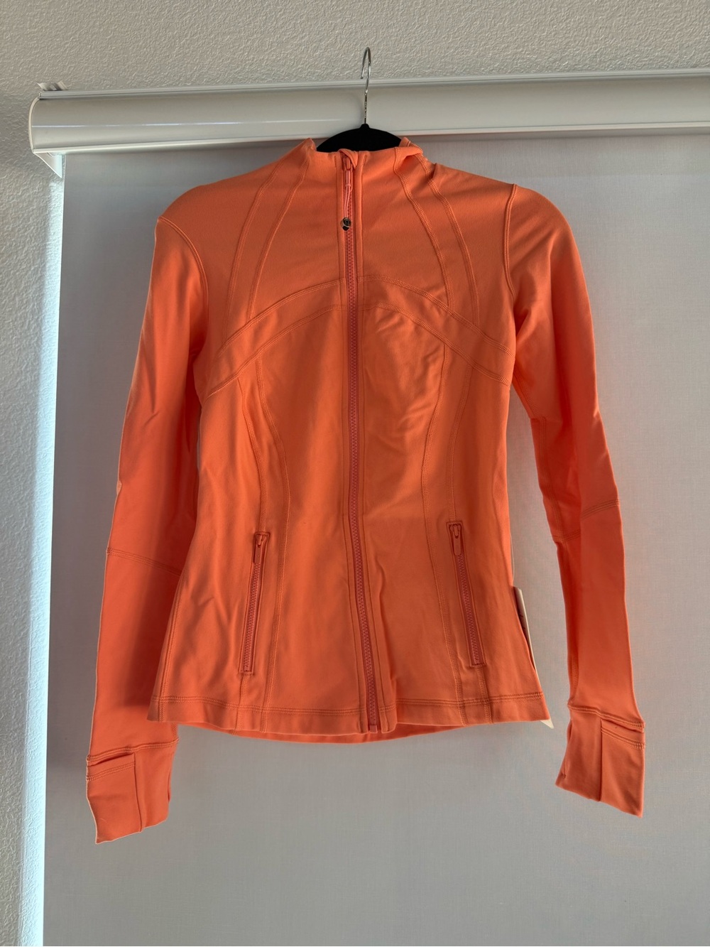 lululemon athletica Coral-Orange Full-Zip Hoodie